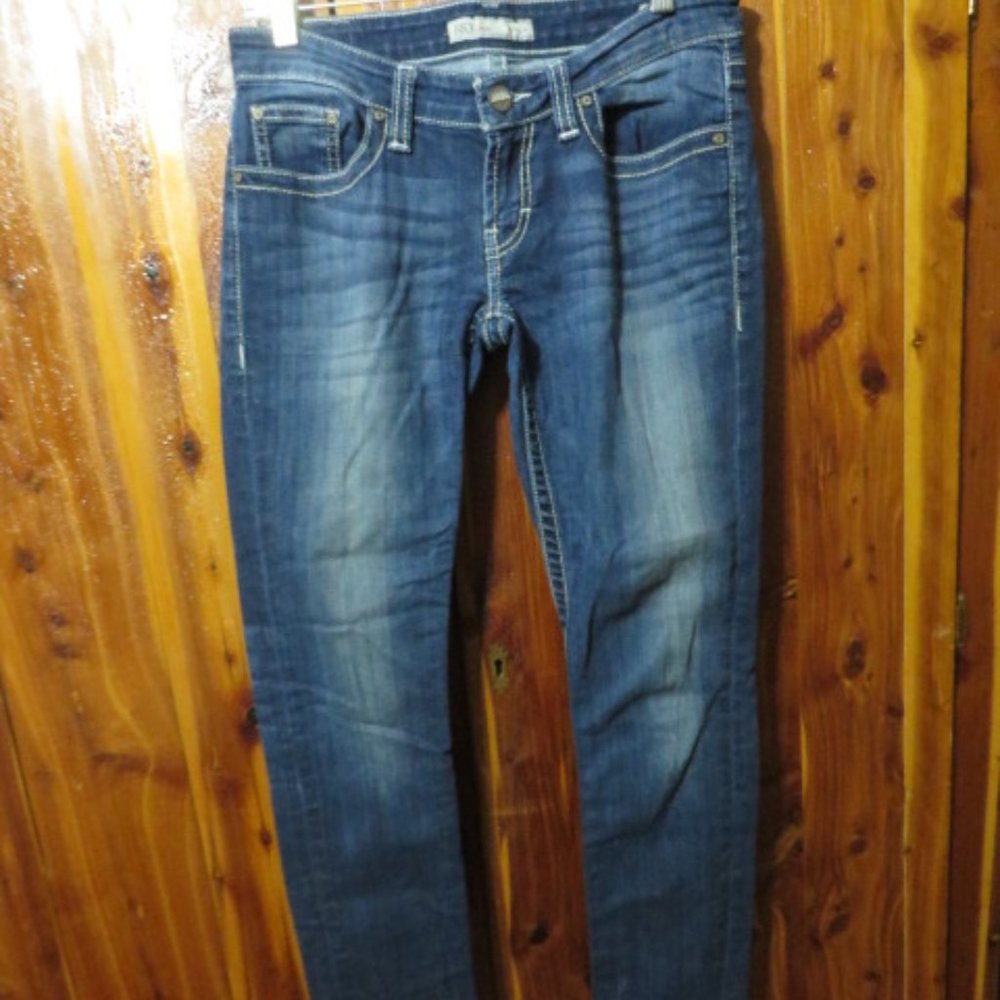 BKE Stella Blue Jeans, Cotton Blend, Sz. 28R